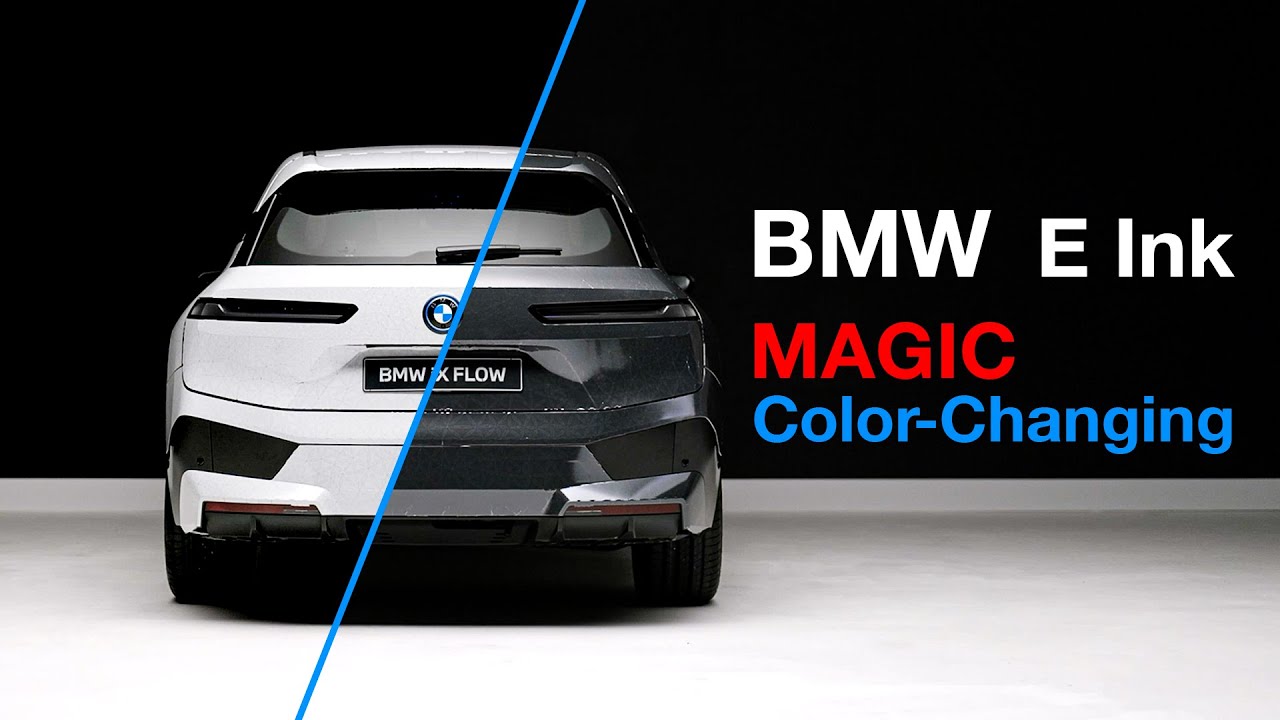 BMW E-Ink Magic Color Paint Changing