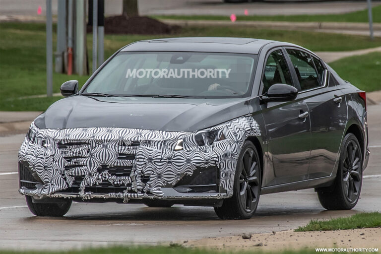 2023 Nissan Altima spy shots Mild update planned