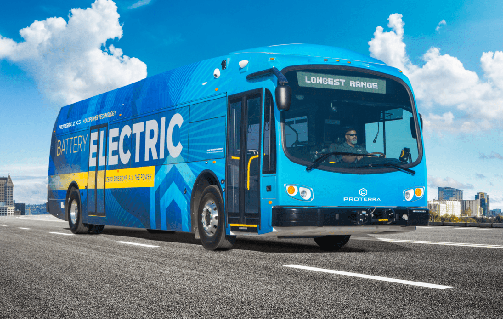 Charged EVs Proterra to boost ZX5 electric bus battery