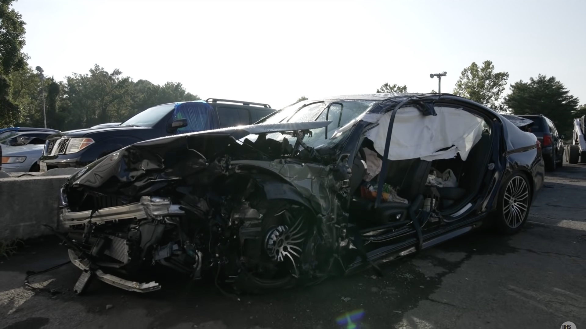 Ex IIHS Safety Chief Says His 115 MPH Head On Crash Wouldve Killed