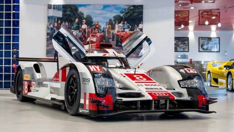 1651858852 2015 Audi R18 E Tron TDI Le Mans race car for