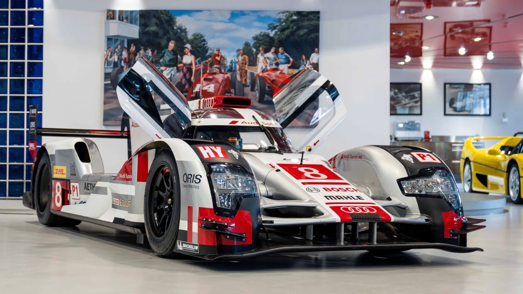 1651858852 2015 Audi R18 E Tron TDI Le Mans race car for