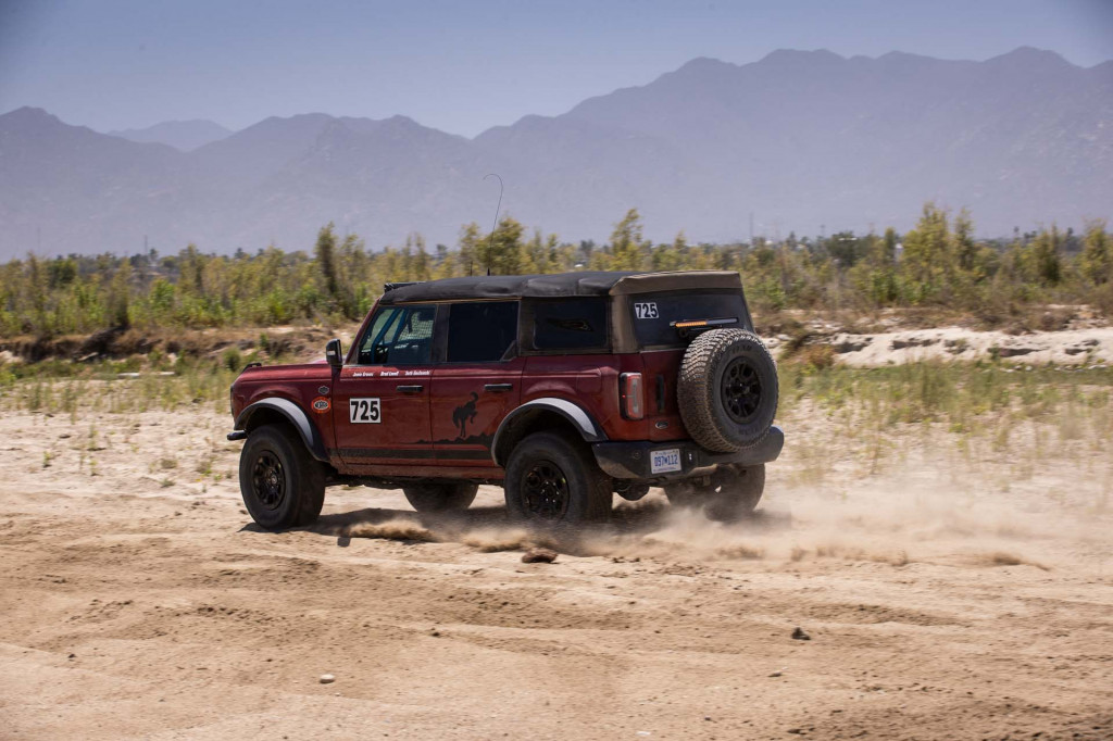 2022 Ford Bronco Wildtrak with Hoss 3.0 package at Mexican 1000