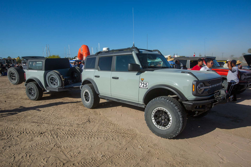 2022 Ford Bronco Wildtrak with Hoss 3.0 package at Mexican 1000