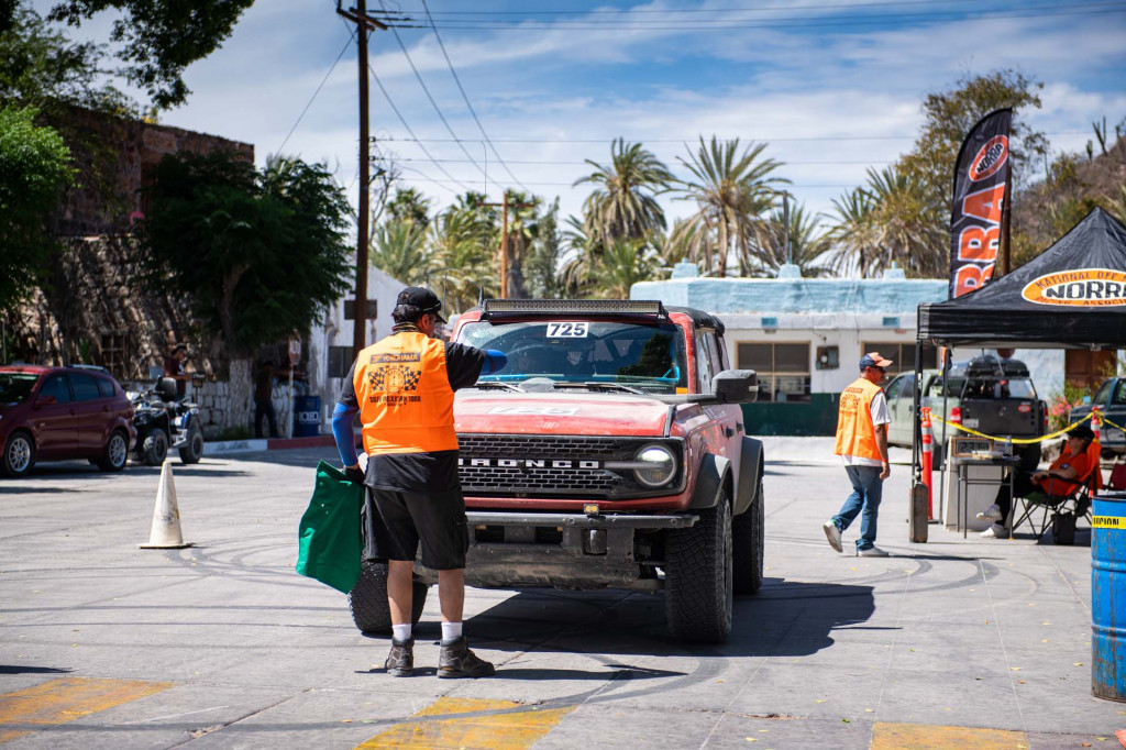 2022 Ford Bronco Wildtrak with Hoss 3.0 package at Mexican 1000