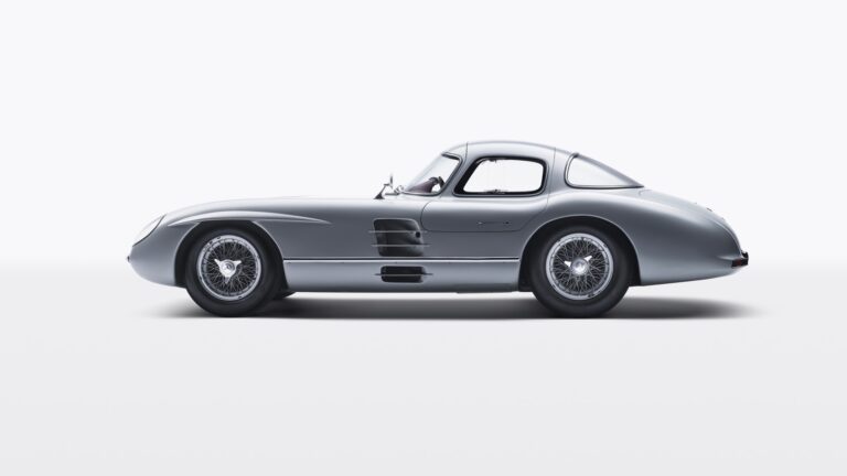 1653059041 1955 Mercedes Benz 300 SLR Uhlenhaut Coupe sold for record 143M