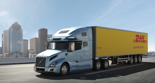 Autonomous Volvo VNL_DHL