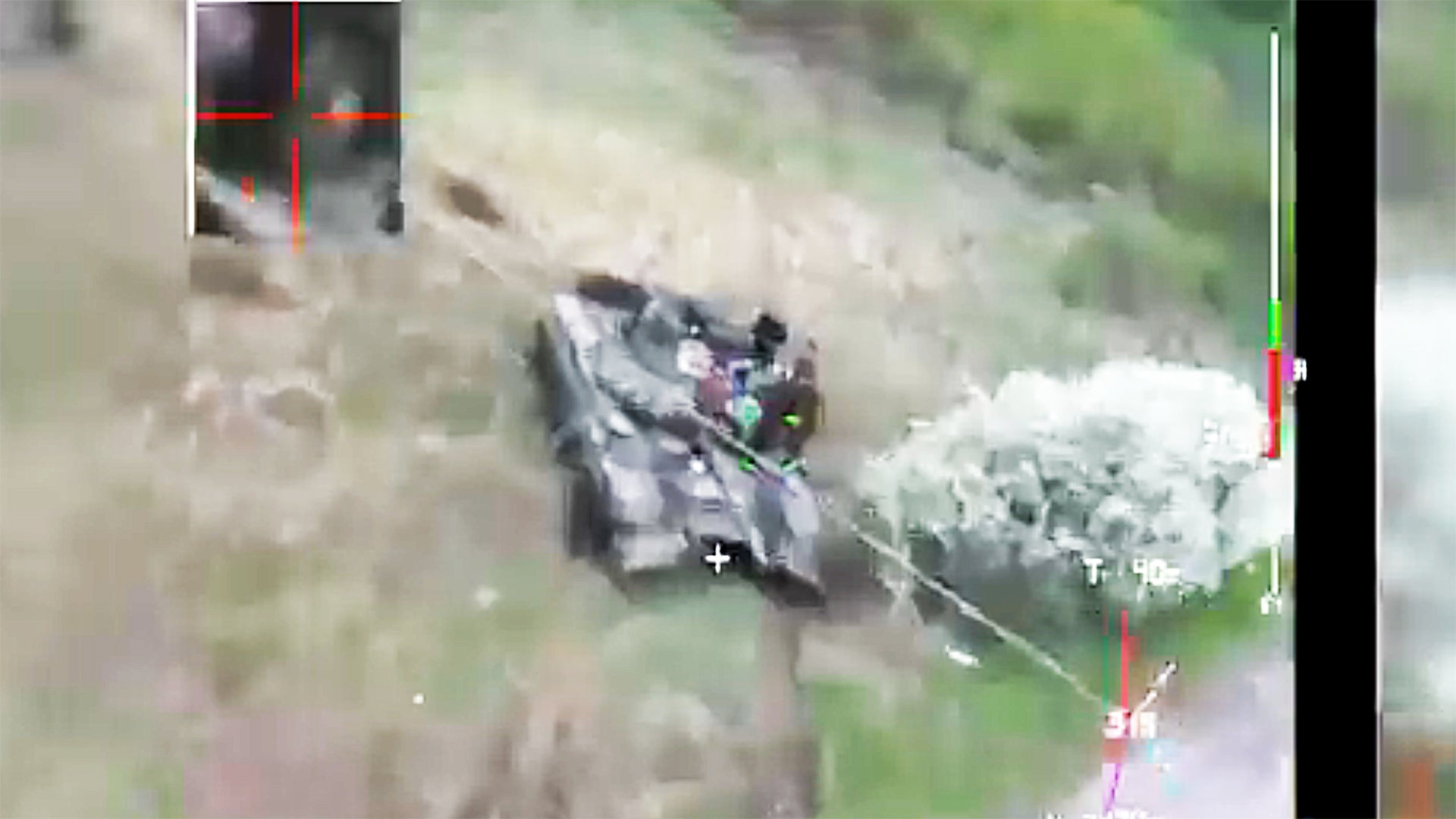 Watch This Switchblade Suicide Drone Attack A Russian Tank In