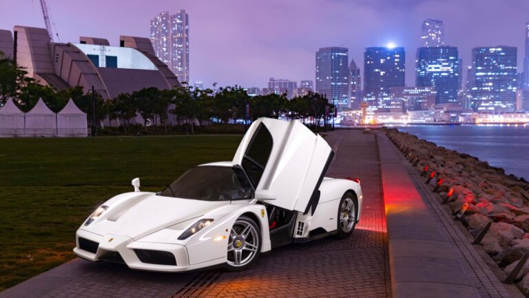 1655546707 One off white Ferrari Enzo head to auction