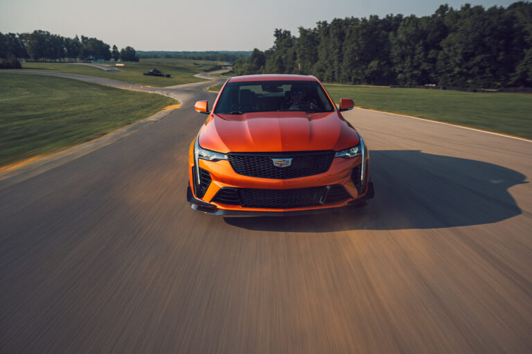 2023 Cadillac CT4 V Blackwing Track Edition teased debuts in July
