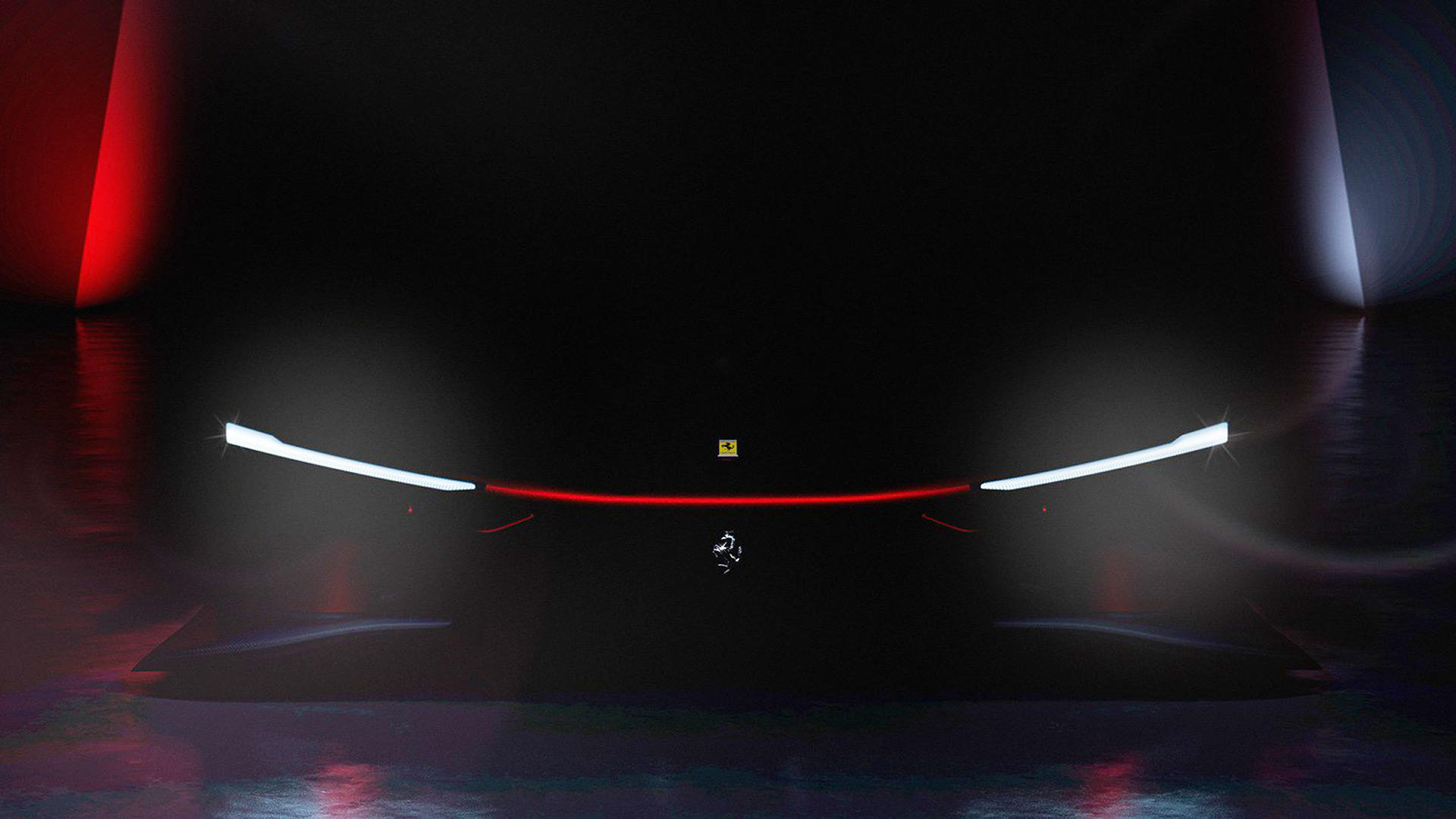 Ferrari Le Mans Hypercar race car teased starts testing this