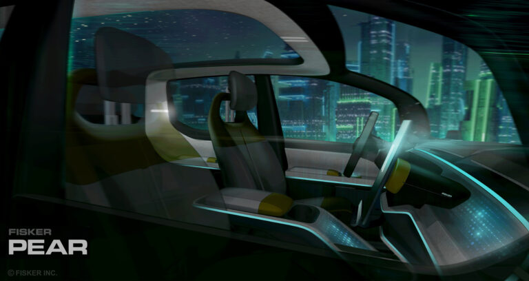 Fisker Project PEAR interior teased will have Houdini trunk