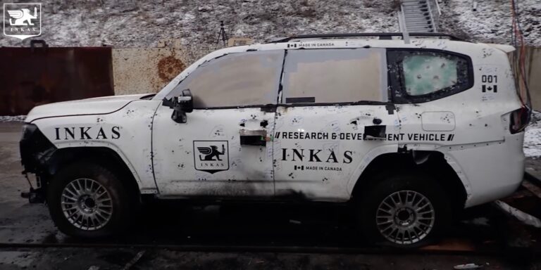 1656936310 Watch an armored Toyota Land Cruiser brush off an explosion