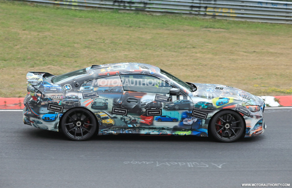 BMW 3.0 CSL homage spy shots - Photo credit: S. Baldauf/SB-Medien