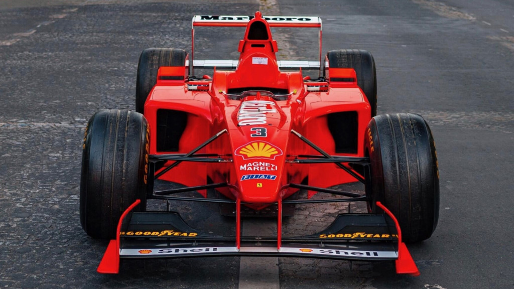 1998 Ferrari F300 chassis 187 driven by Michael Schumacher (photo via RM Sotheby's)