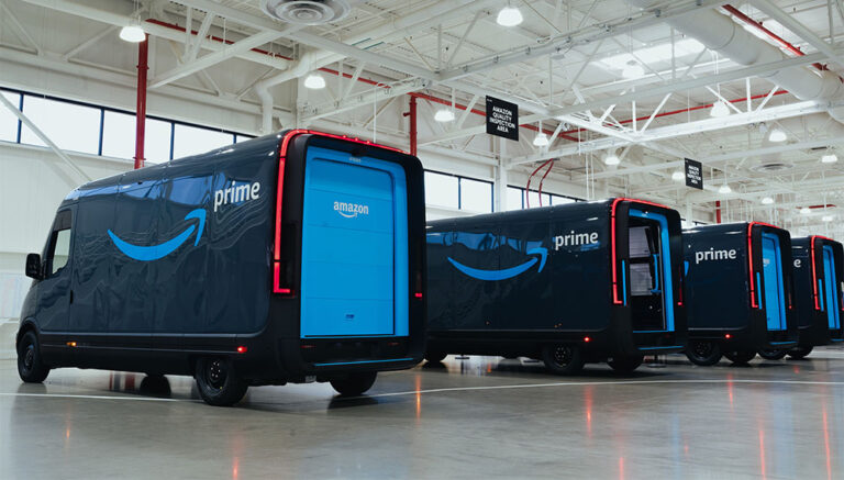 1658866088 Charged EVs First of Amazons Rivian electric delivery vehicles