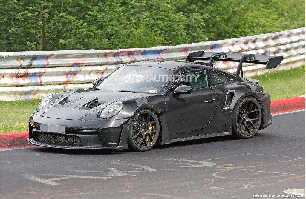 2023 Porsche 911 GT3 RS spy shots - Photo credit: S. Baldauf/SB-Medien