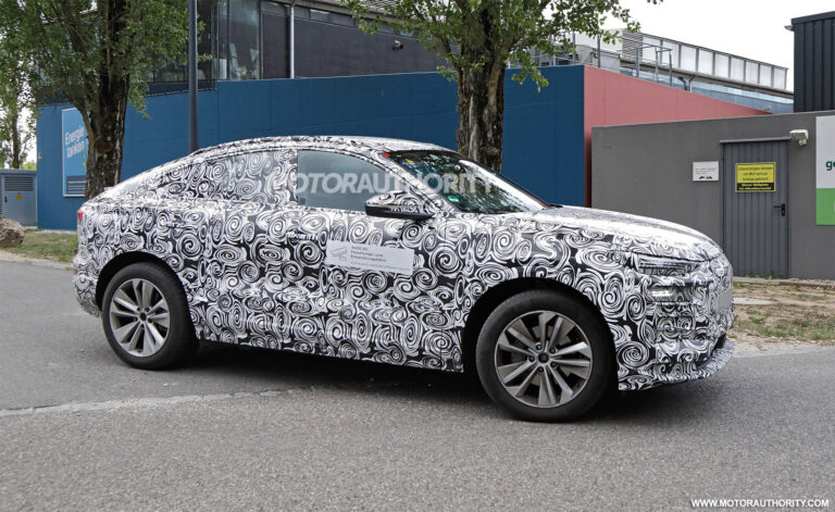 Coupe like electric crossover takes shape