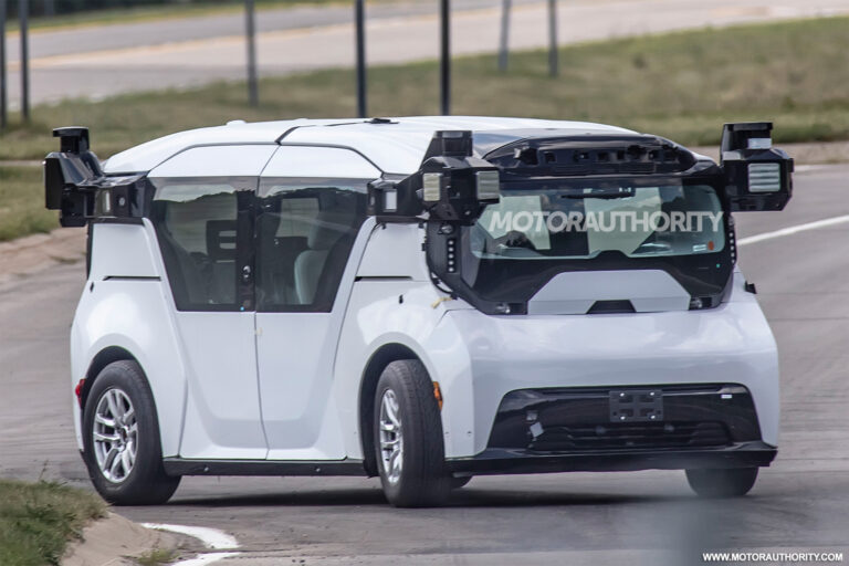 Cruise Origin spy shots Self driving shuttle starts testing