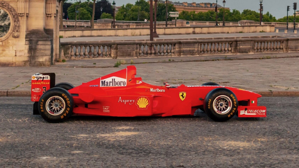 1998 Ferrari F300 chassis 187 driven by Michael Schumacher (photo via RM Sotheby's)