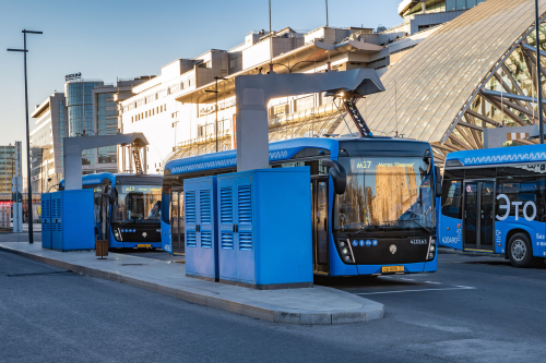 Ultra-fast charging stations for Moscow electric buses