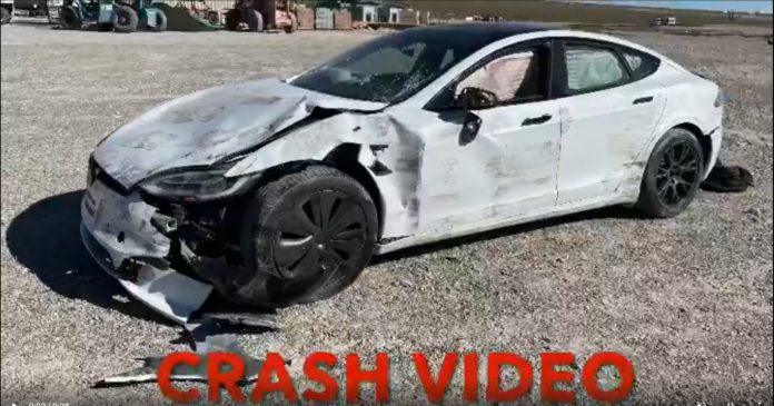 Model S Plaid Crash