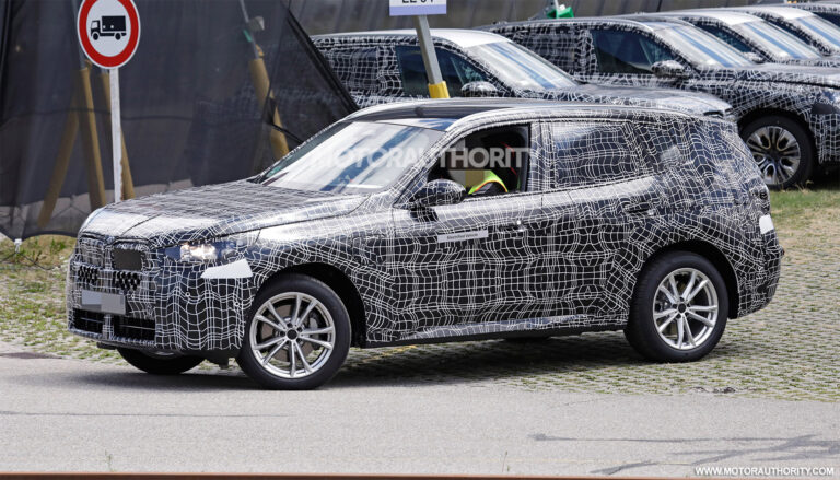 1659434750 2025 BMW X3 plug in hybrid spy shots Electrified crossover spotted