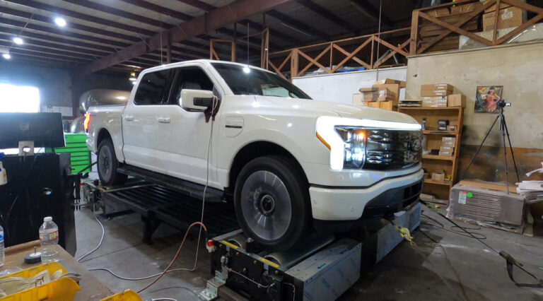 1661531196 2022 Ford F 150 Lightning strapped to dyno despite challenges