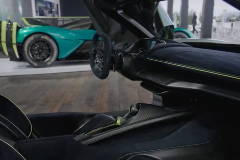 1661875870 Aston Martin Valhalla minimalist interior shown quietly during Pebble Beach