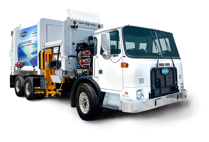 Charged EVs Autocar begins field testing electric cabover refuse trucks