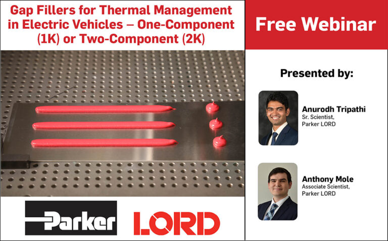 Charged EVs Gap fillers for thermal management in EVs—one component