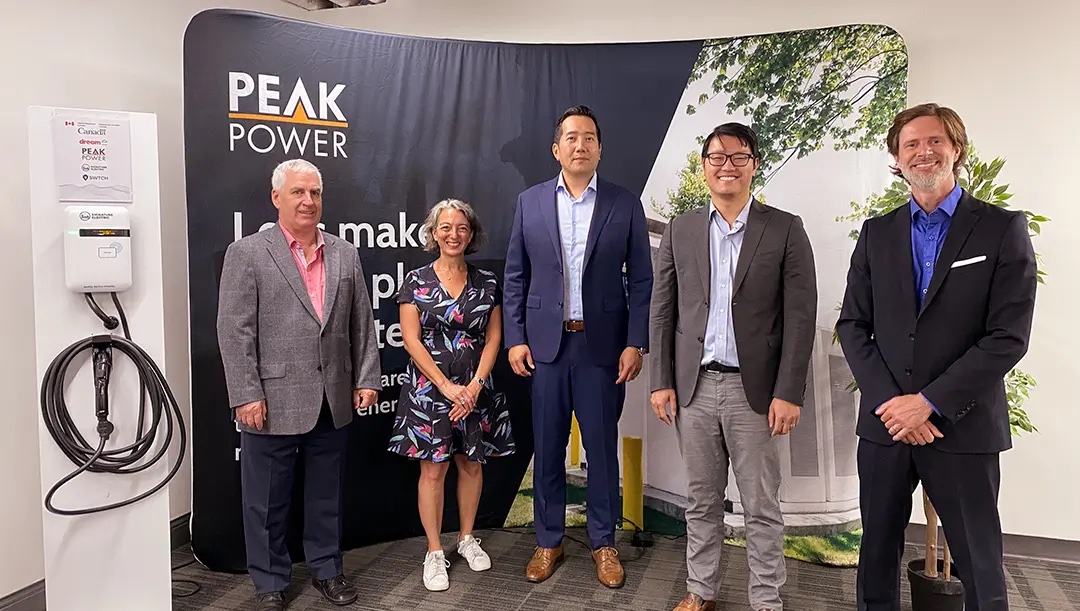 Charged EVs Peak Power to deploy 117 V1G smart