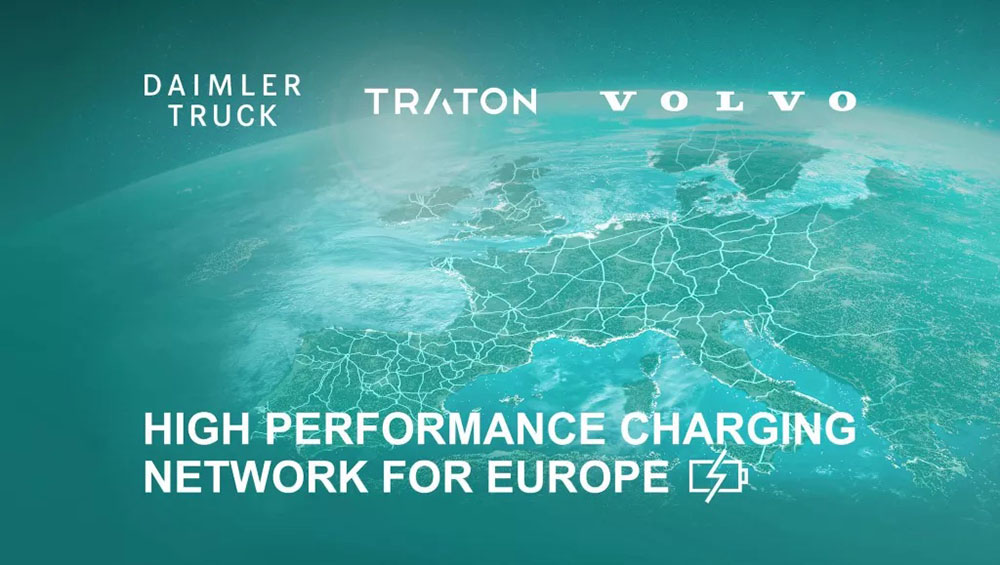Charged EVs Traton Daimler and Volvo form European charging