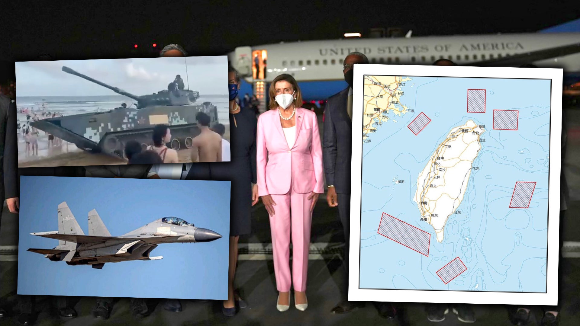 Chinese Military Drills Will Surround Taiwan As Punishment For Pelosi Visit