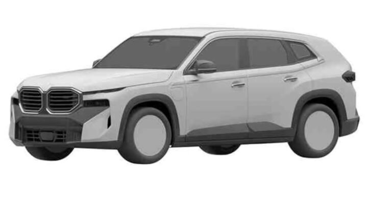 1662029889 BMW XM super SUV likely revealed in patent drawings