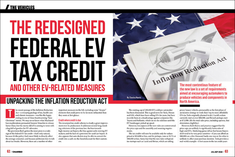 1663892282 Charged EVs The redesigned federal EV tax credit and other