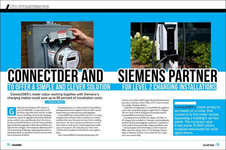 1663896343 Charged EVs ConnectDER and Siemens Partner to offer a