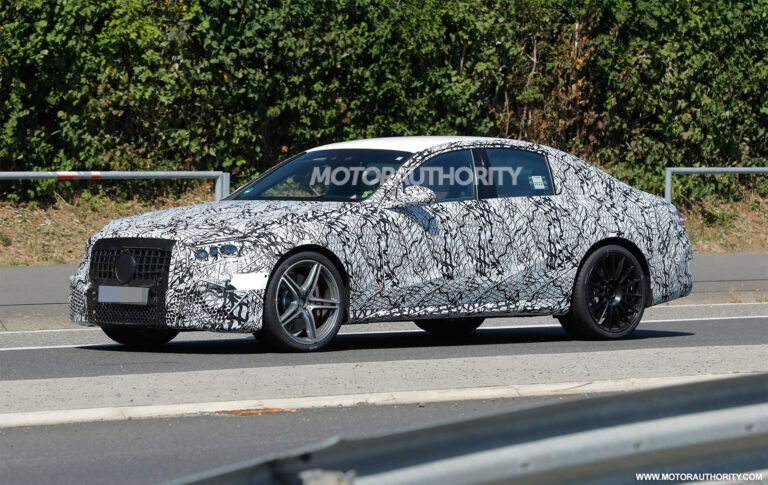 1663941475 2024 Mercedes Benz AMG E 53 spy shots Redesigned sport sedan