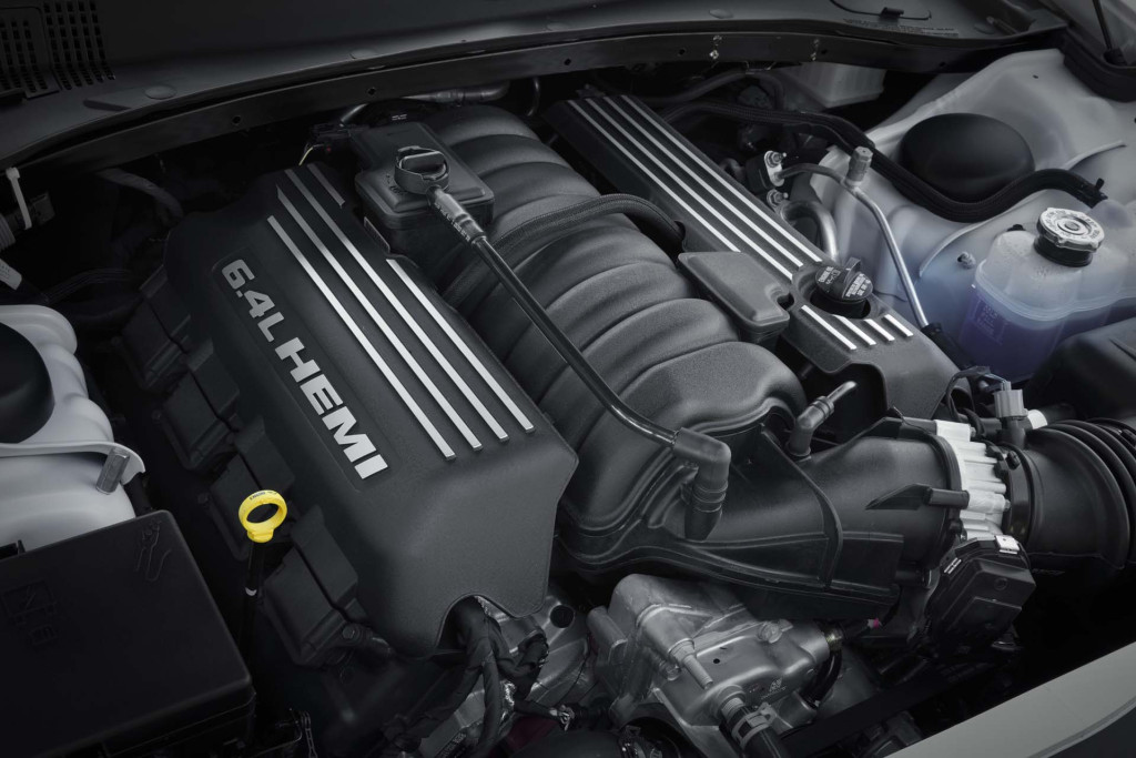 The 300C features a 6.4-liter V-8 producing 485 hp and 475 lb-ft of torque