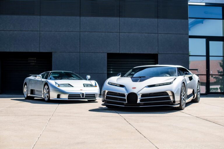 Bugatti Centodieci vs EB110 SS