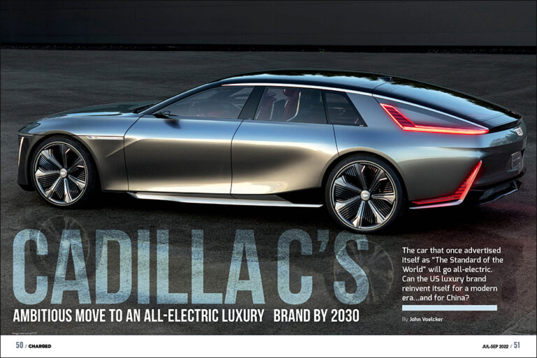Charged EVs Cadillacs ambitious move to an all electric luxury brand