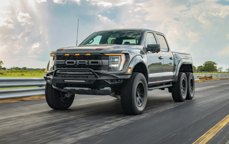 Hennessey VelociRaptor 6x6 pickup returns with 558 hp