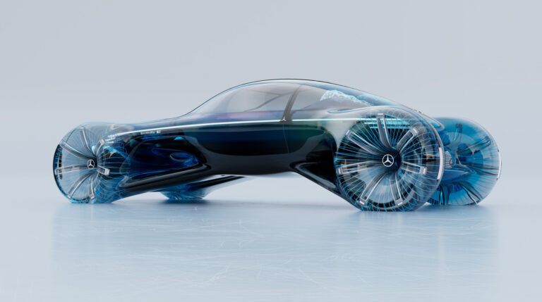 New Mercedes Benz coupe concept is designed for the virtual world