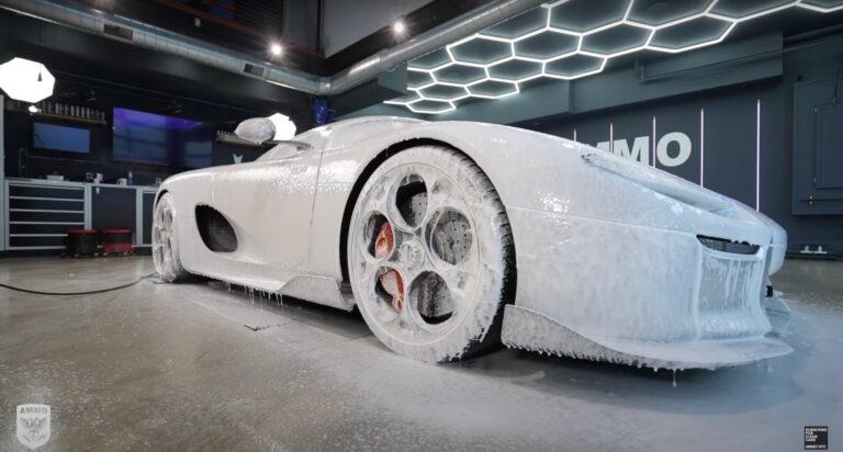 The Koenigsegg CC850s 25 stage paint maxes out Larry Kosillas paint