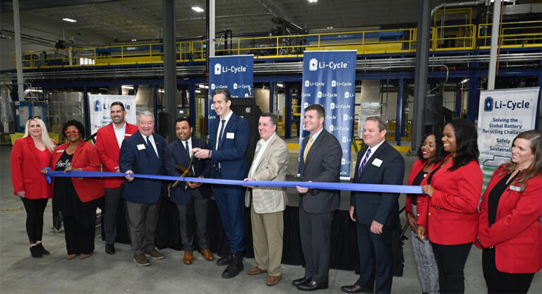 1667247180 Charged EVs Li Cycle opens battery recycling facility in Alabama