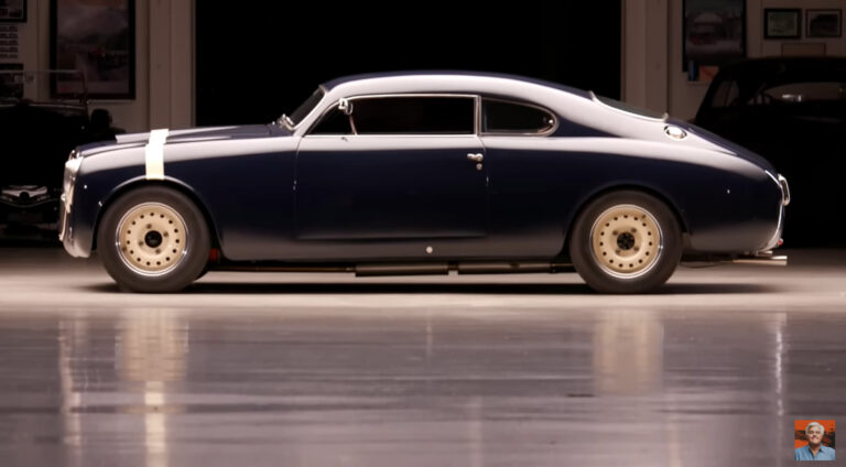An outlaw Lancia Aurelia visits Jay Lenos Garage