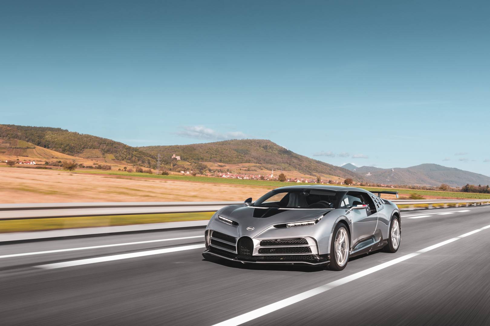 Photo of the Day This Silver Bugatti Centodieci is a