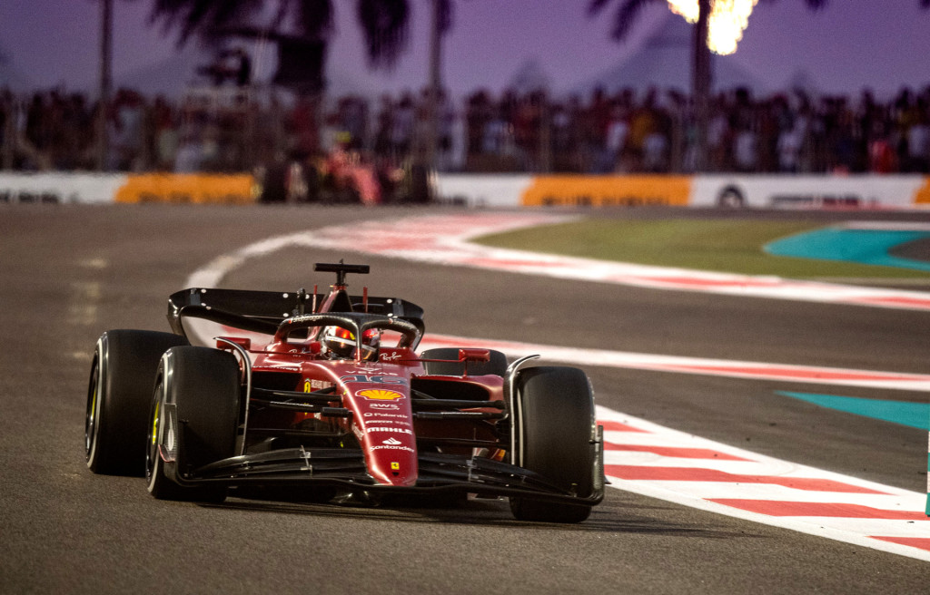 Charles Leclerc at the 2022 Formula 1 Abu Dhabi Grand Prix