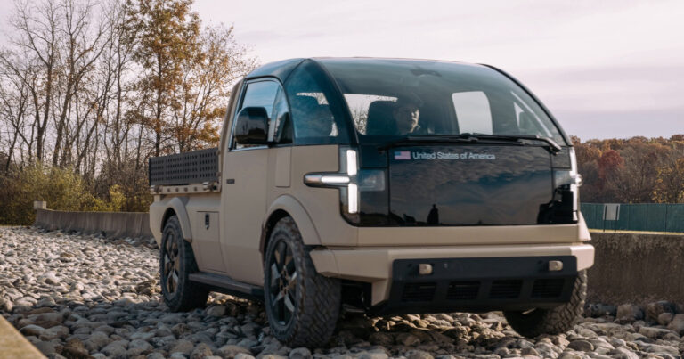 1669918083 Canoo supplies electric trucks for US Army evaluation