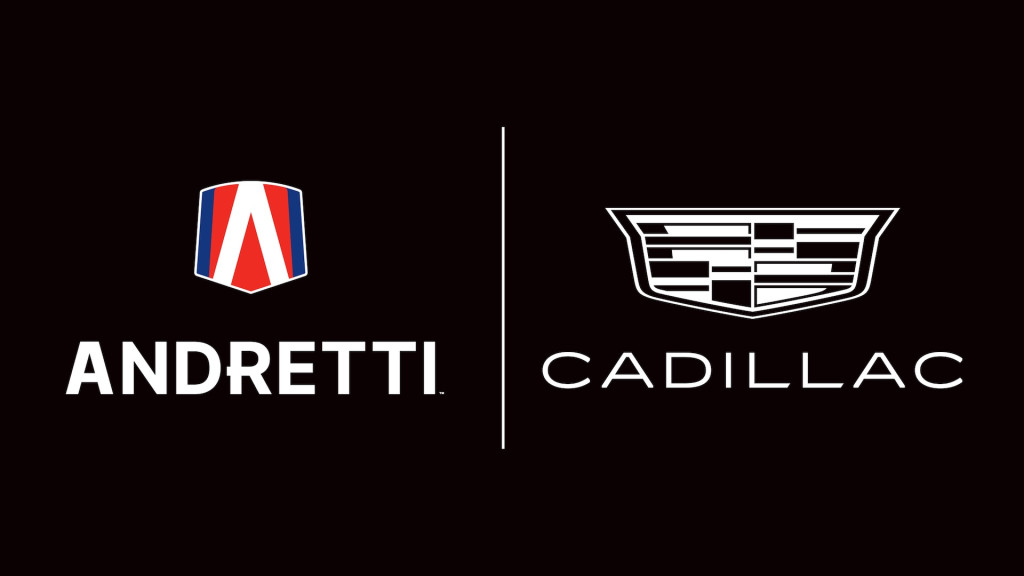 Andretti Global and Cadillac logos